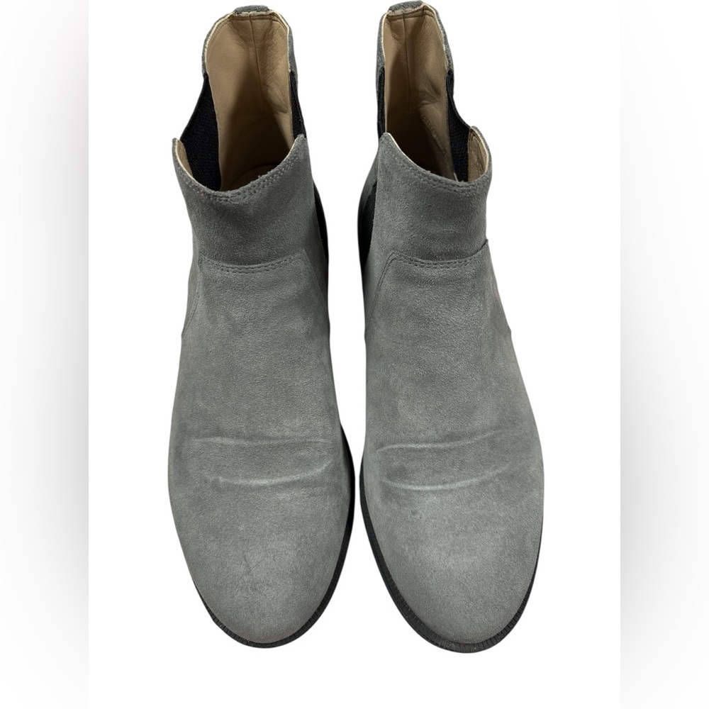 Vionic Women’s Alana Suede Bootie Sz 8 Gray Chelsea Slip On Comfort Neutral - Picture 4 of 8